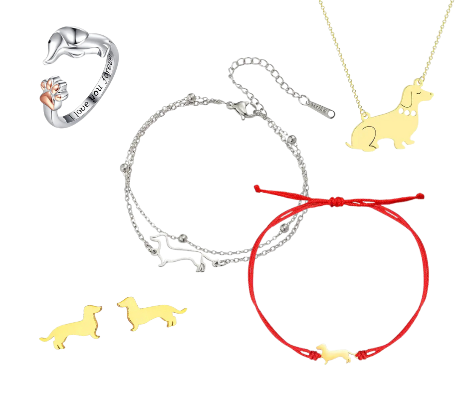 biżuteria z jamnikiem